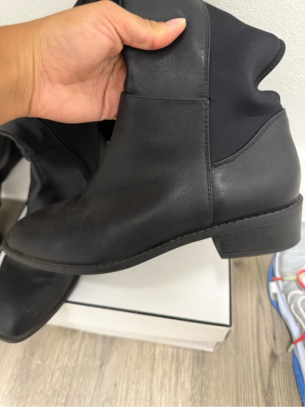 Kohl's Black Stretch Over-The-Knee Boots
